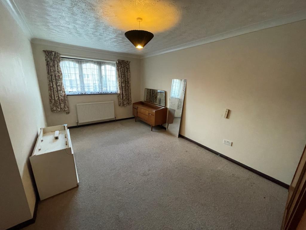 Lot: 135 - THREE-BEDROOM SEMI-DETACHED HOUSE FOR IMPROVEMENT - Bedroom one